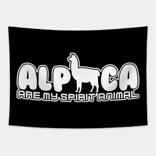 Alpaca is my Spirit Animal Tapestry