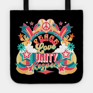 PEACE LOVE UNITY RESPECT - Vintage Steez Tote