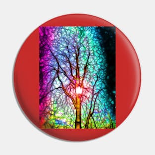 Tree Colored Pin