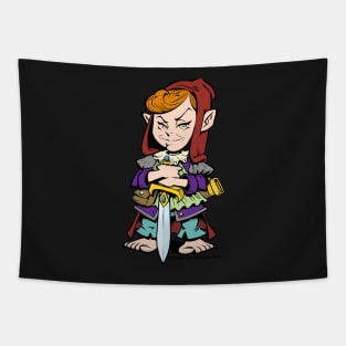 Halfling Lady Tapestry