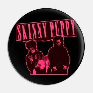 Skinny Puppy Pink Theme Pin