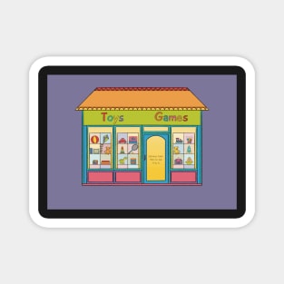 Toy Store Illustration Magnet