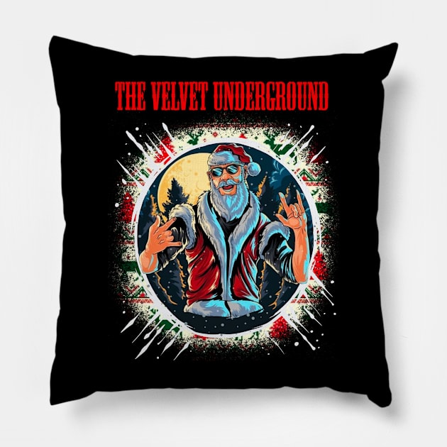 THE VELVET UNDERGROUND BAND XMAS Pillow by a.rialrizal