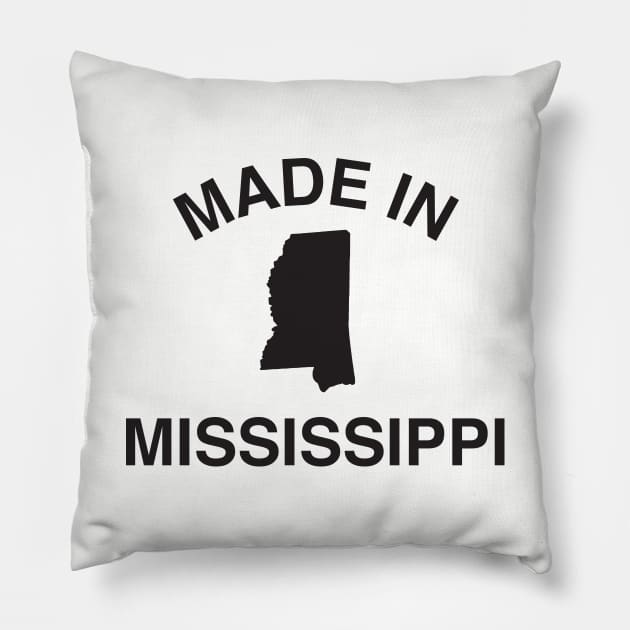 Made in Mississippi Pillow by elskepress