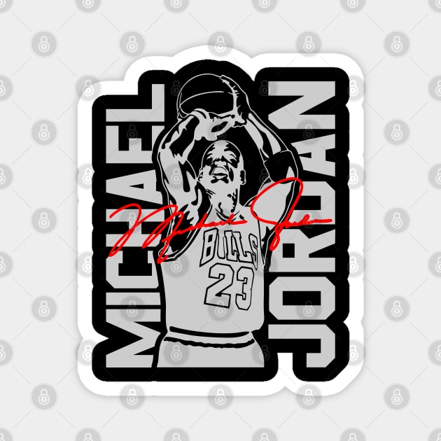 Michael Jordan Signature Magnet by Olievera