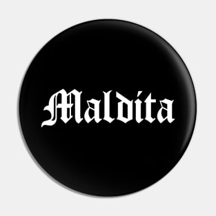 Maldita Filipino Word Pin