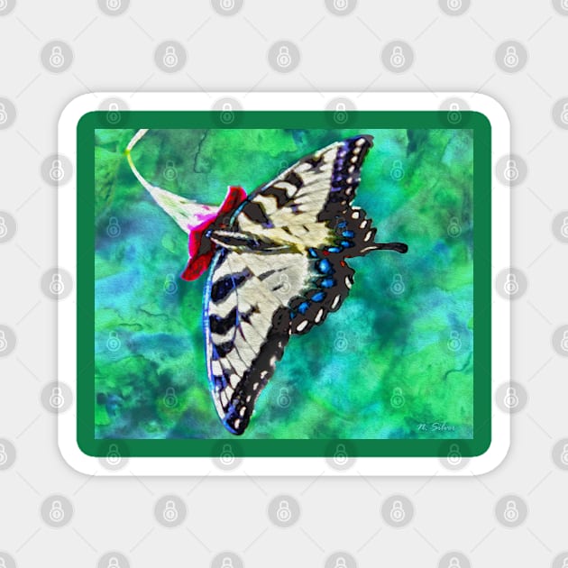 When Butterflies Are Free Magnet by ninasilver