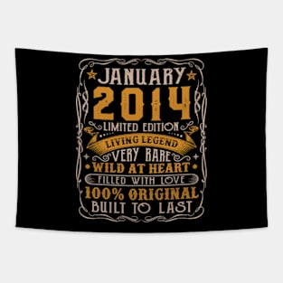 10 Year Old January 2014 Limited Edition 10th Birthday Tapestry