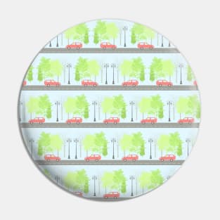 Cars and trees Pin