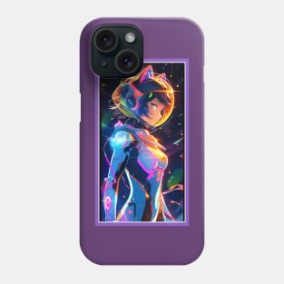 Anime Cute Cat Girl | Sci-Fi Manga Girl Anime Art Phone Case