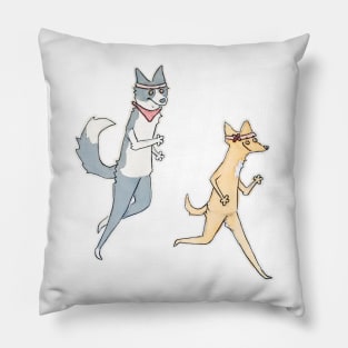 Running rivals dogs 2 Pillow