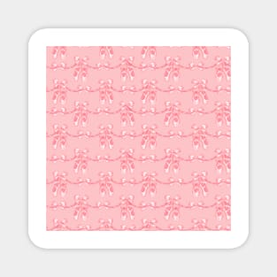 cute baby ballerina pattern pink Magnet