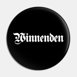 Winnenden written with gothic font Pin