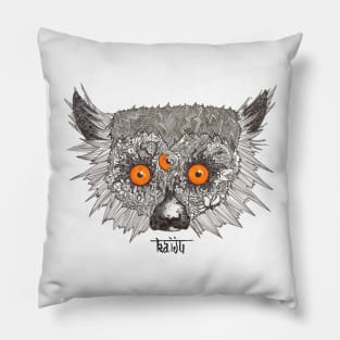 Doodle Lemur Pillow