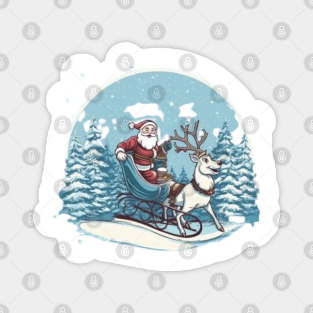 Santa Claus Magnet by Riverside-Moon