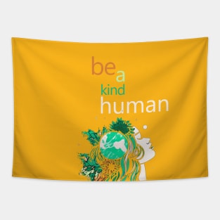 Be a kind human | inspirational quotes Tapestry