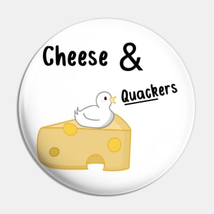 Cheese & quackers Pin