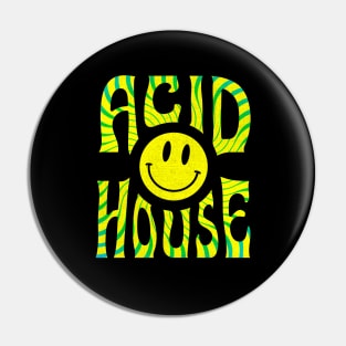 Acid House & Smiley Pin