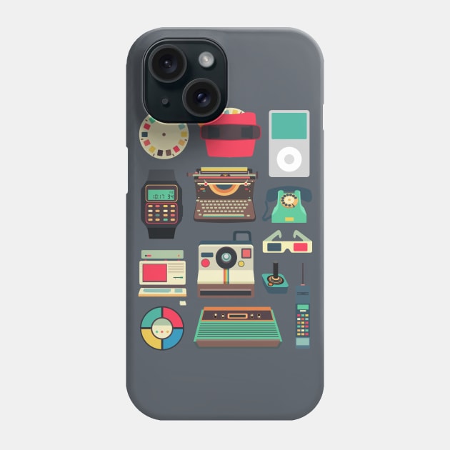 Retro Technology 2.0 Phone Case by rtcifra