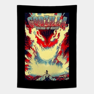 Godzilla ROE 4 Retro Tapestry