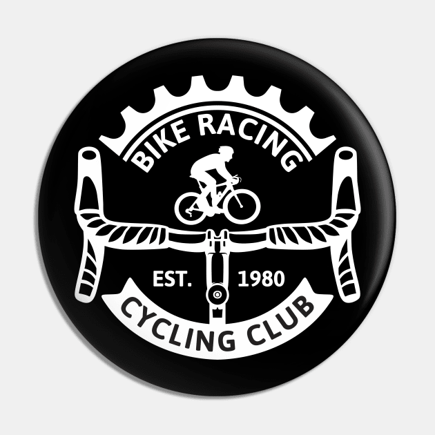 Bike Racing Pin by Unestore