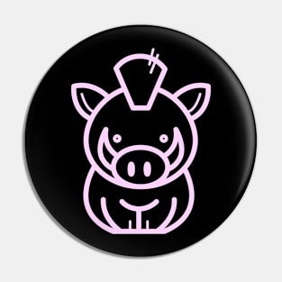 Pink Pig Pin