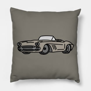 retro vintage cars Pillow