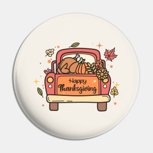 Thanksgiving Truck Pin