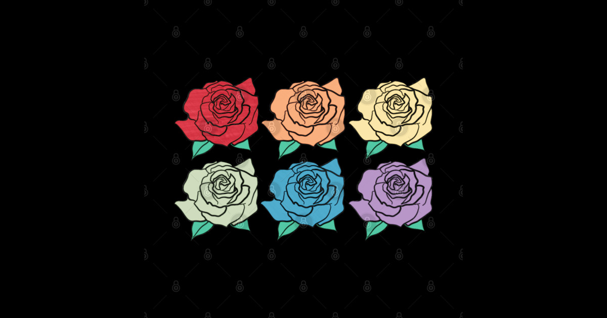 Roses (Pride) Pride Sticker TeePublic