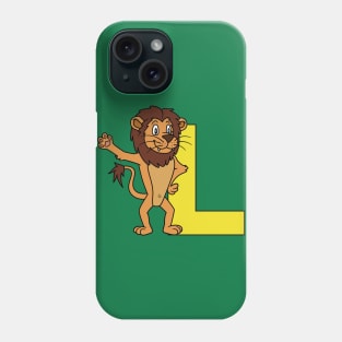 Letter L with Lion Phone Case