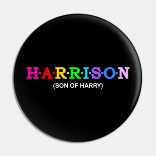 Harrison  - Son Of Harry. Pin