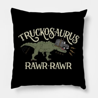 Truckosaurus Pillow