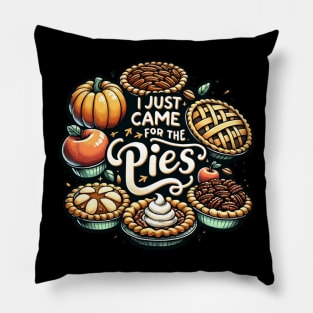 Funny Pie Lover Thanksgiving Dinner Pillow