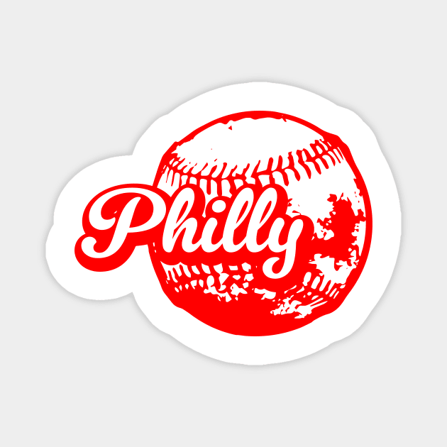 Philly Baseball Magnet by Throwzack