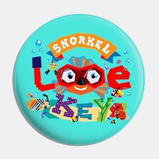 Looe Key snorkeling Pin