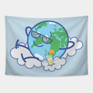 Cool planet Earth taking a well deserved break Tapestry