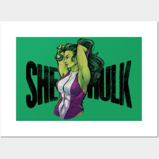 She-Hulk Movie Poster New Film Wall Art Picture Print 24x36inch Dorm Room  Decor