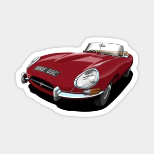 Jaguar e-type roadster Magnet