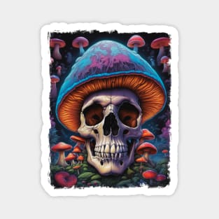 shroomy skull IX Magnet