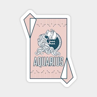 Zodiac Sign - Aquarius Magnet