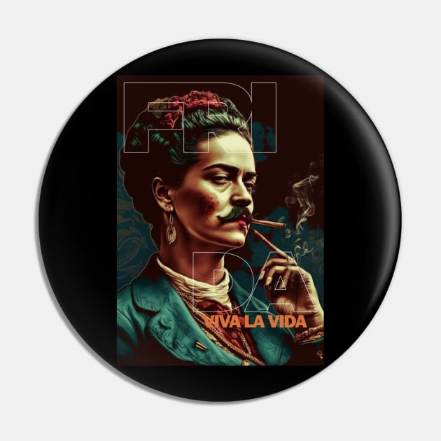 Frida Kahlo Celebrated Colors Pin by Josephine7