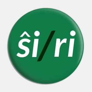 Esperanto Pronouns - Pronomoj - ŝi/ri Pin