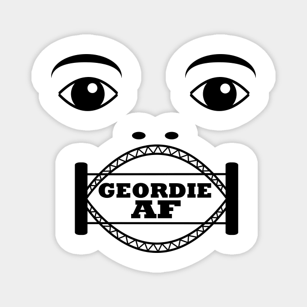 Geordie AF Magnet by TyneDesigns