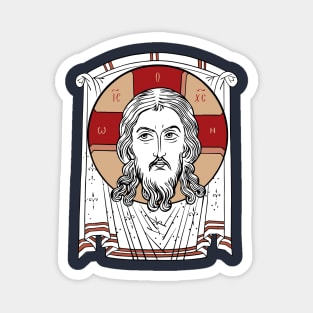 Mandolin | Holy Napkin | Icon Not Made With Hands | The Holy Face | Face of Christ Magnet