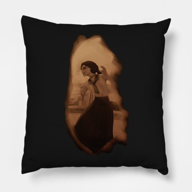 Dancing Elizabeth Bioshock Infinite Portal Pillow by gruntcooker