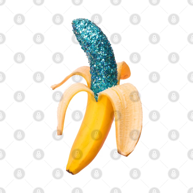 Glitter banana by byb