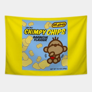 Chimpy Chips Food Package Tapestry