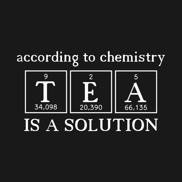 Tea Is a Solution by CANVAZSHOP