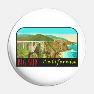 Big Sur California Vintage Pin