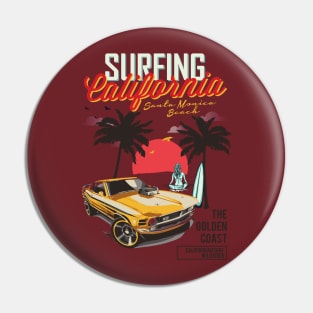 SANTA MONICA Pin